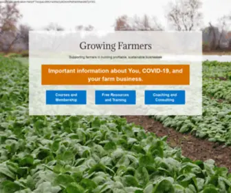 Growingfarmers.com(Growing Farmers) Screenshot