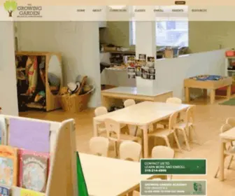 Growinggardenpreschool.com(Manhattan Beach Preschool) Screenshot