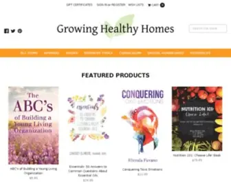 Growinghealthyhomes.com(Growing Healthy Homes) Screenshot