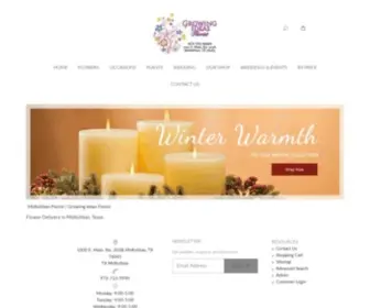 Growingideasflorist.net(  Midlothian) Screenshot