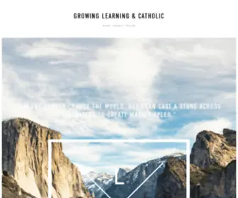 Growinglearningcatholic.org(Growing learning & catholic) Screenshot