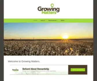 Growingmatters.org(Growing Matters) Screenshot