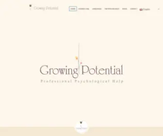Growingpotential.nl(Professional Psychological Help) Screenshot