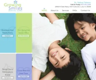 Growingsmilesdentalcare.com(Pediatric Dentistry) Screenshot