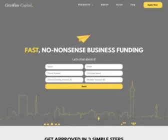 Growisecapital.co.za(Small Business Funding) Screenshot