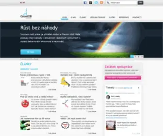 Growjob.com(Růst bez náhody) Screenshot