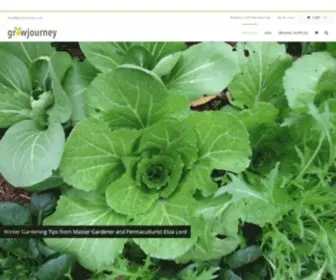 Growjourney.com(We Make Organic Gardening Simple) Screenshot
