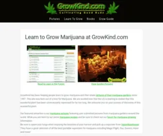 Growkind.com(How to Grow Marijuana) Screenshot