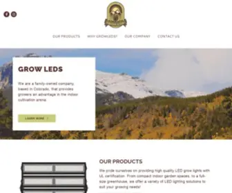 Growleds.co(Manufacturer Of LED Grow Lights) Screenshot