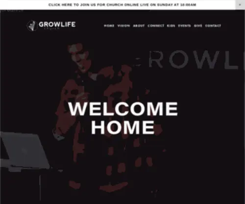 Growlifechurch.com(GrowLife Church) Screenshot