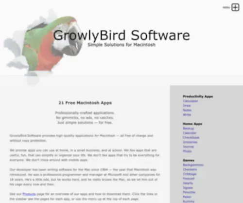 Growlybird.com(Growlybird) Screenshot
