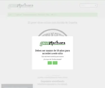 Growmarihuana.es(Grow shop online barato Nº1 de España) Screenshot