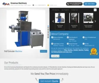 Growmaxmachinery.co.in(Growmax Machinery) Screenshot