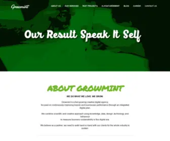 Growmint.com(Creative Digital Marketing & Advertising Agency) Screenshot