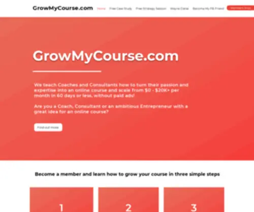 Growmycourse.com(Unlock Passive Income) Screenshot