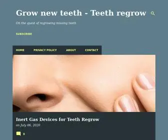 Grownewteeth.xyz(Grow new teeth) Screenshot