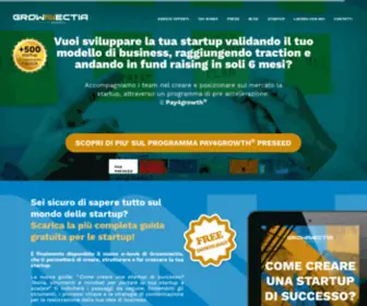 Grownnectia.com(Società di Advisory per Startup e Corporate) Screenshot