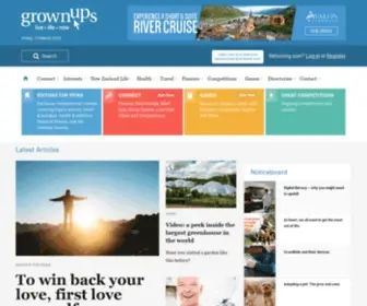 Grownups.co.nz(New Zealand's 50) Screenshot