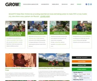 Grownyc.org(The Sustainability Resource for New Yorkers) Screenshot