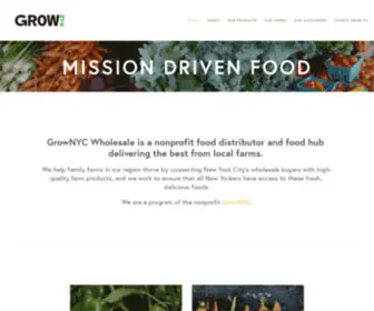 Grownycwholesale.org(GrowNYC Wholesale) Screenshot