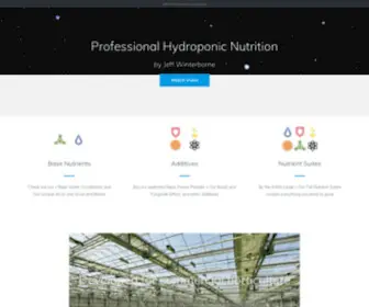 Growproactive.com(Jeff Winterborne's proactive professional hydroponic nutrients) Screenshot