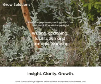 Growsolutions.ca(Grow Solutions) Screenshot