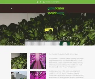 Growtainers.com(The Growtainer) Screenshot