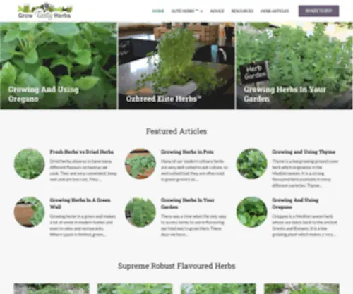 Growtastyherbs.com.au(Grow Tasty Herbs) Screenshot