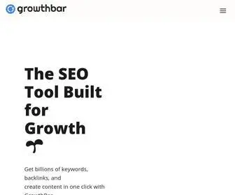 Growthbarseo.com(The Ultimate AI Writing Tool for Bloggers & Content Teams) Screenshot