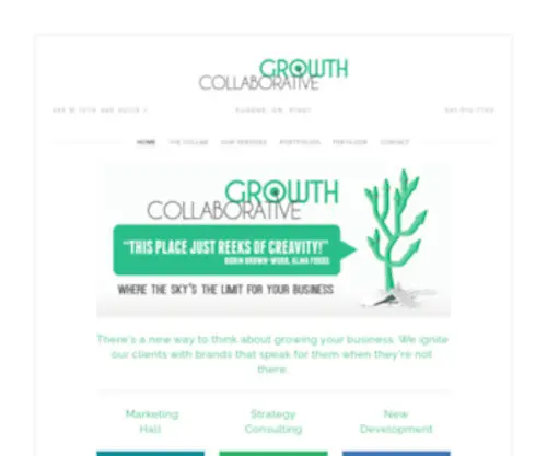 Growthcollab.com(The Growth Collaborative) Screenshot