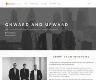 Growthcounsel.com(Onward and Upward) Screenshot