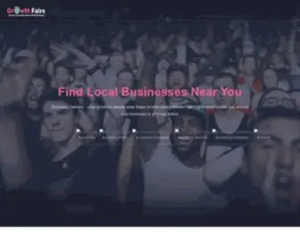 Growthfairs.com(Find any local service provider near you. GrowthFairs) Screenshot