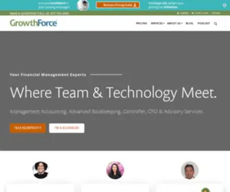 Growthforce.com(Outsourced Back Office for Service Businesses and Nonprofits) Screenshot