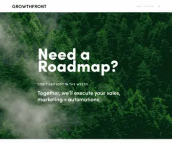 Growthfront.io(Together, let’s execute) Screenshot