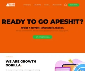 Growthgorilla.co.uk(Fintech Digital Marketing Agency) Screenshot