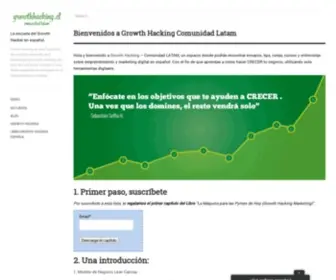 Growthhacking.cl(Bienvenidos a Growth Hacking) Screenshot