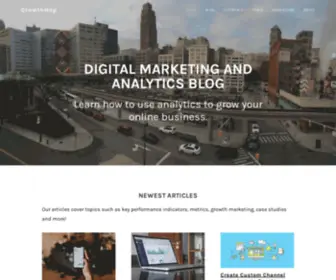 Growthhop.com(Digital Marketing and Analytics Blog) Screenshot