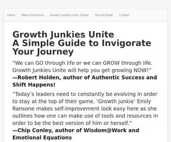 GrowthJunkiesunite.com(Growth Junkies UniteA Simple Guide to Invigorate Your Journey) Screenshot