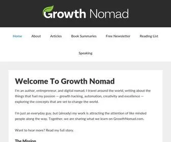 Growthnomad.com(By Tom Goodwin) Screenshot