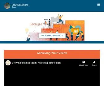 Growthsolutionsteam.com(Professional Business Sales Training &amp; Coaching Services) Screenshot