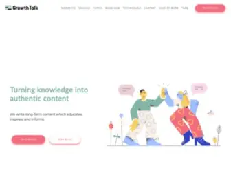 Growthtalk.co(Growth Talk) Screenshot