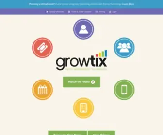 Growtix.com(Event Management Software) Screenshot
