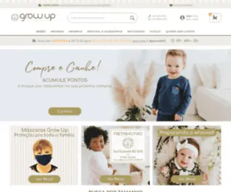 Growup.ind.br(Marca de Roupas para Bebê e Infantil) Screenshot