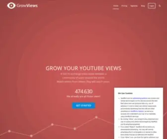 GrowViews.com(Grow Your Youtube Views) Screenshot