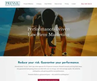 Growwithprevail.com(Prevail Legal Marketing) Screenshot