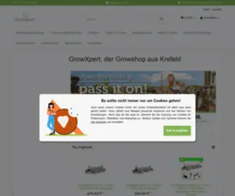 GrowXpert.de(Growshop mit fairen Preisen und schnellem und neutralen V) Screenshot