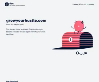 Growyourhustle.com(Buy and Sell Domain Names) Screenshot