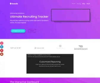 Growzila.com(Ultimate Recruiting Tracker) Screenshot