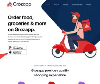 Grozapp.com(The delivery app) Screenshot