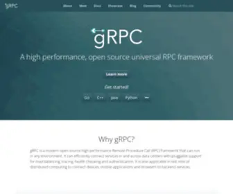 GRPC.io(GRPC) Screenshot